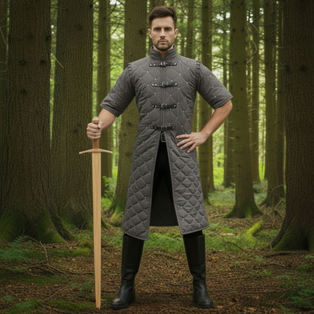 Medieval Long Gambeson – LARP & Ren Faire Costume