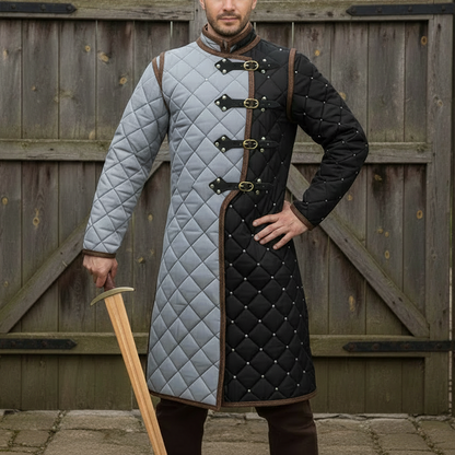 Medieval Gambeson – Quilted Viking Jacket,Ren Faire Costume