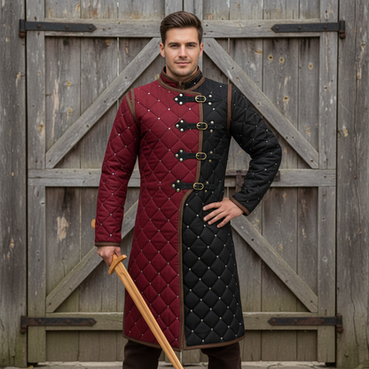 Medieval Gambeson – Quilted Viking Jacket,Ren Faire Costume
