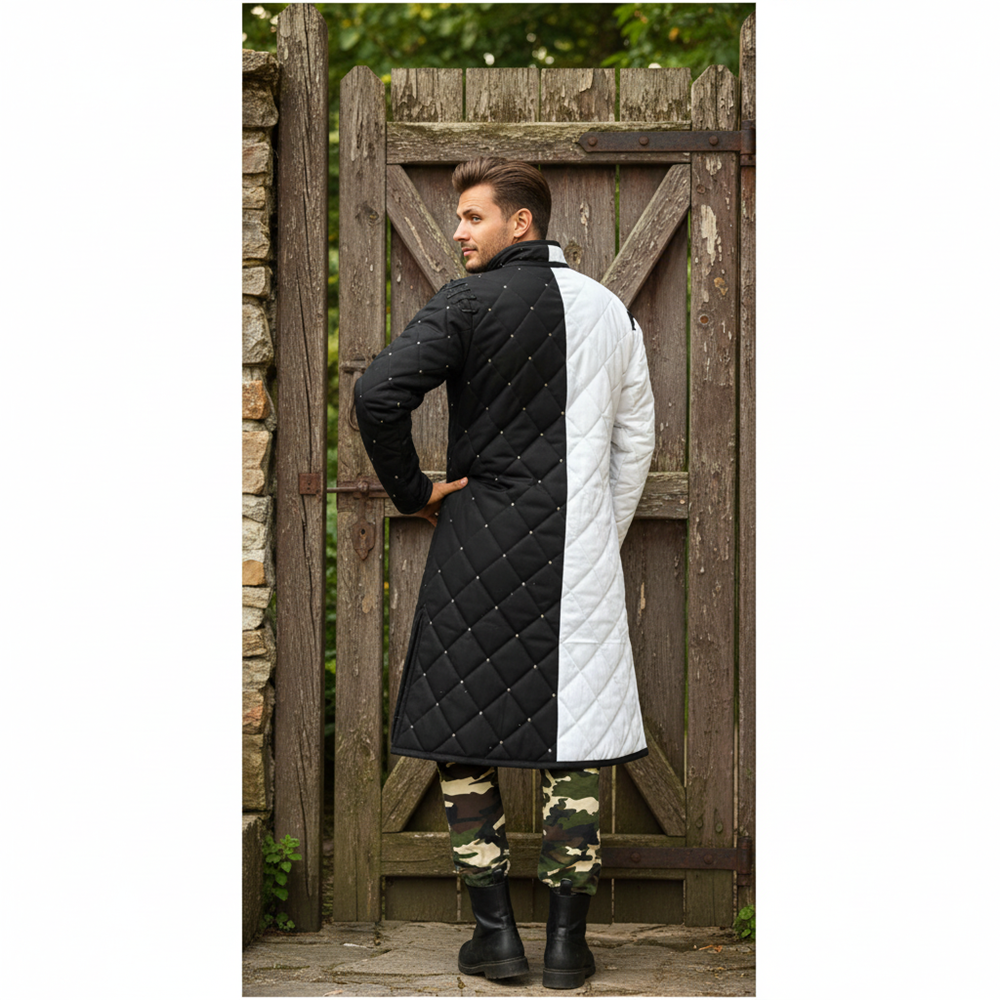 Medieval Gambeson – Quilted Viking Jacket,Ren Faire Costume
