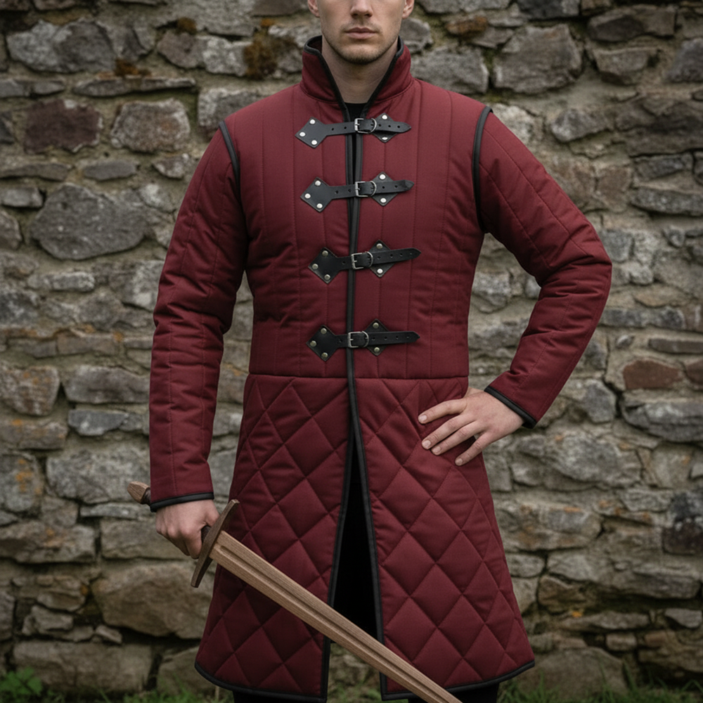 Medieval Padded Gambeson for LARP, SCA & Reenactment Costume