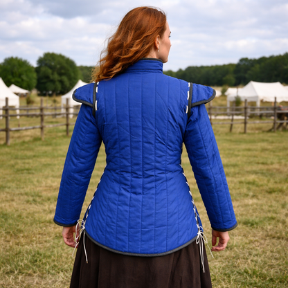 Viking Arming Gambeson Doublet – Full Sleeve Padded Medieval Armor