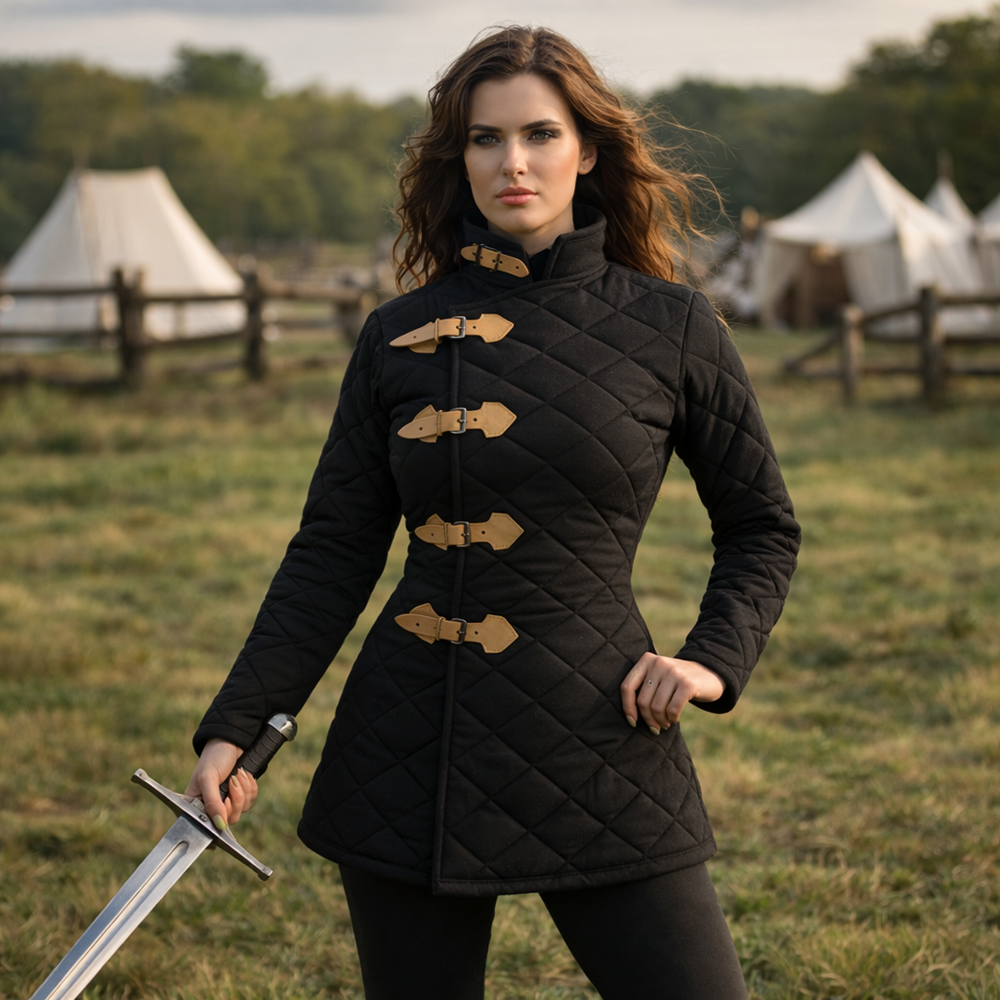 Viking Medieval Gambeson Jacket for Ren Faire & LARP Costume