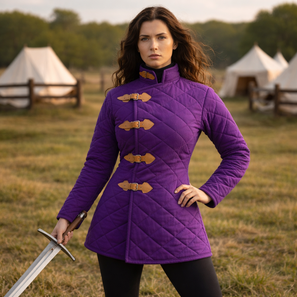 Viking Medieval Gambeson Jacket for Ren Faire & LARP Costume