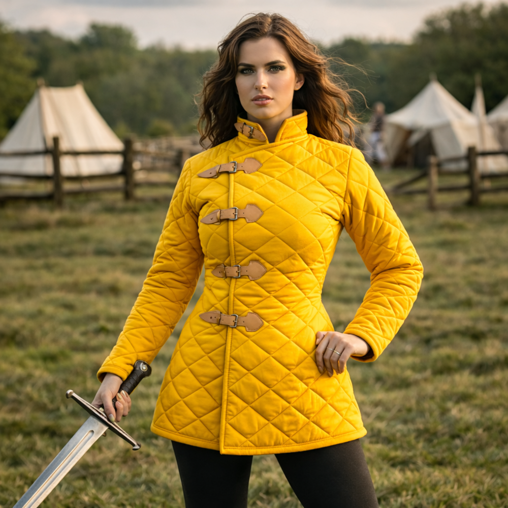 Viking Medieval Gambeson Jacket for Ren Faire & LARP Costume