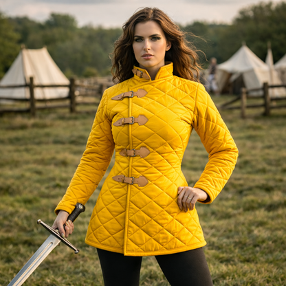 Viking Medieval Gambeson Jacket for Ren Faire & LARP Costume