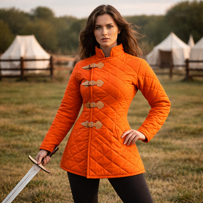 Viking Medieval Gambeson Jacket for Ren Faire & LARP Costume