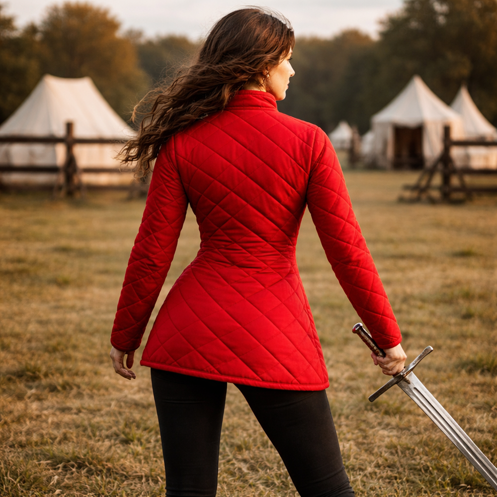 Viking Medieval Gambeson Jacket for Ren Faire & LARP Costume