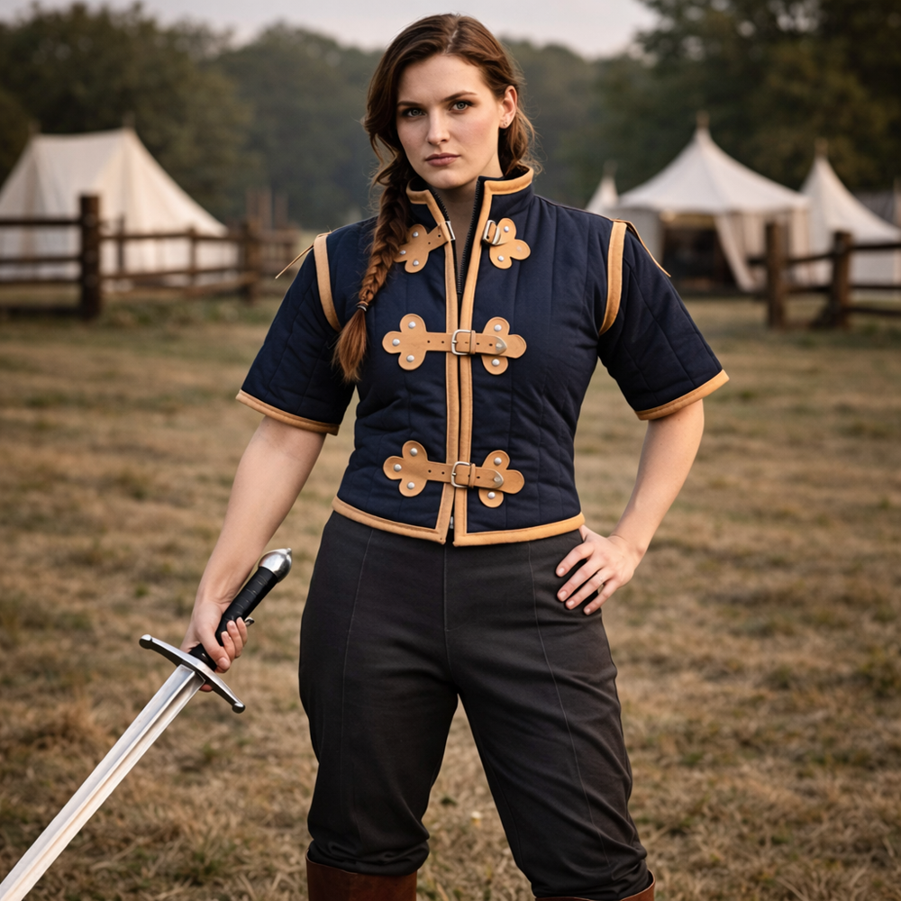 Medieval Gambeson – Cotton Aketon for LARP & Renaissance