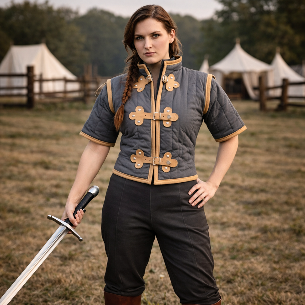 Medieval Gambeson – Cotton Aketon for LARP & Renaissance