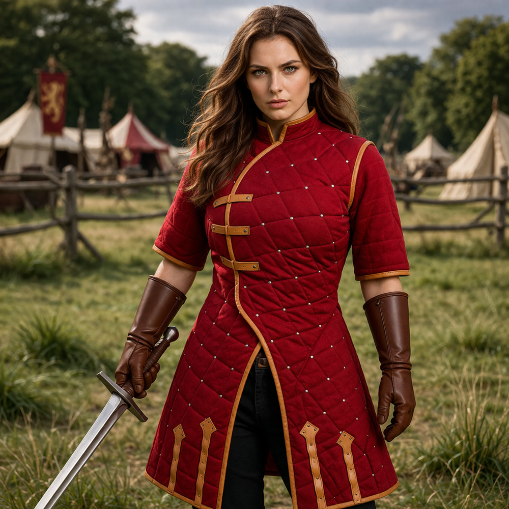 Medieval Armor Quilted Gambeson – LARP, Ren Faire & SCA Costume