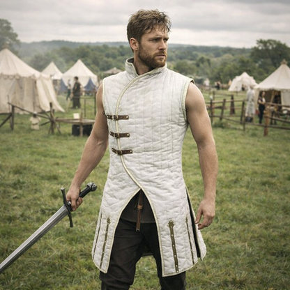 Medieval Sleeveless Gambeson – Viking Style SCA LARP Armor