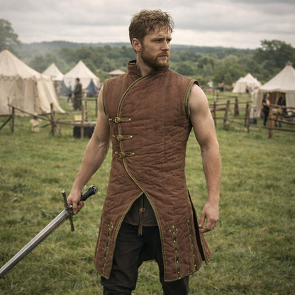 Medieval Sleeveless Gambeson – Viking Style SCA LARP Armor