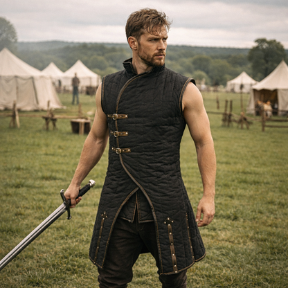 Medieval Sleeveless Gambeson – Viking Style SCA LARP Armor
