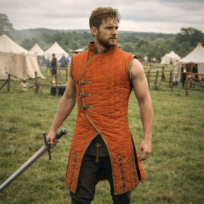 Medieval Sleeveless Gambeson – Viking Style SCA LARP Armor