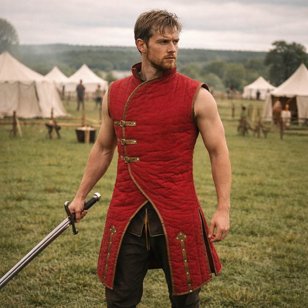 Medieval Sleeveless Gambeson – Viking Style SCA LARP Armor