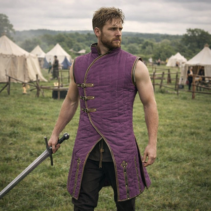 Medieval Sleeveless Gambeson – Viking Style SCA LARP Armor