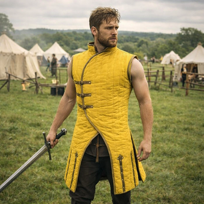 Medieval Sleeveless Gambeson – Viking Style SCA LARP Armor