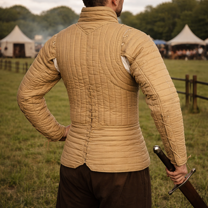 Medieval Gambeson Jacket – Padded Armor for LARP, Reenactment & Ren Faire