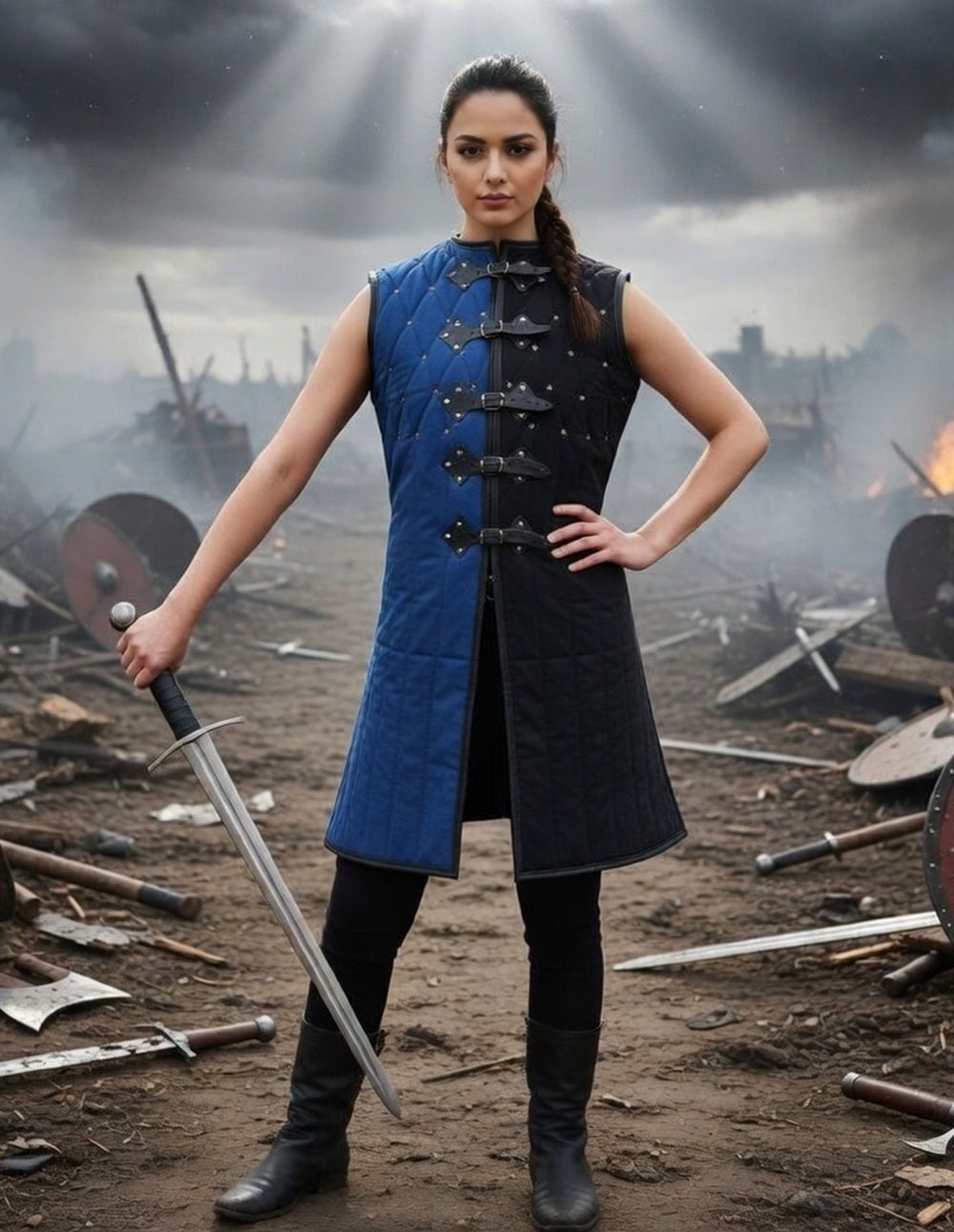 Durable Medieval Armor Vest for LARP Combat