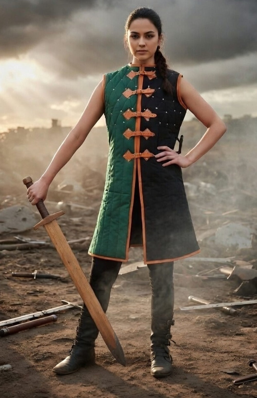 Durable Medieval Armor Vest for LARP Combat