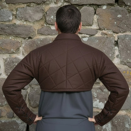 Medieval Viking LARP Costume – Cotton Gambeson Jacket with Sleeves