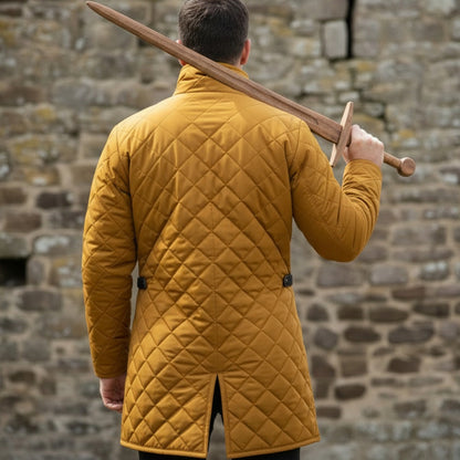 Medieval Renaissance Brown Gambeson Costume Quilted Armor