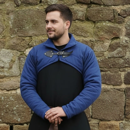 Medieval Viking LARP Costume – Cotton Gambeson Jacket with Sleeves