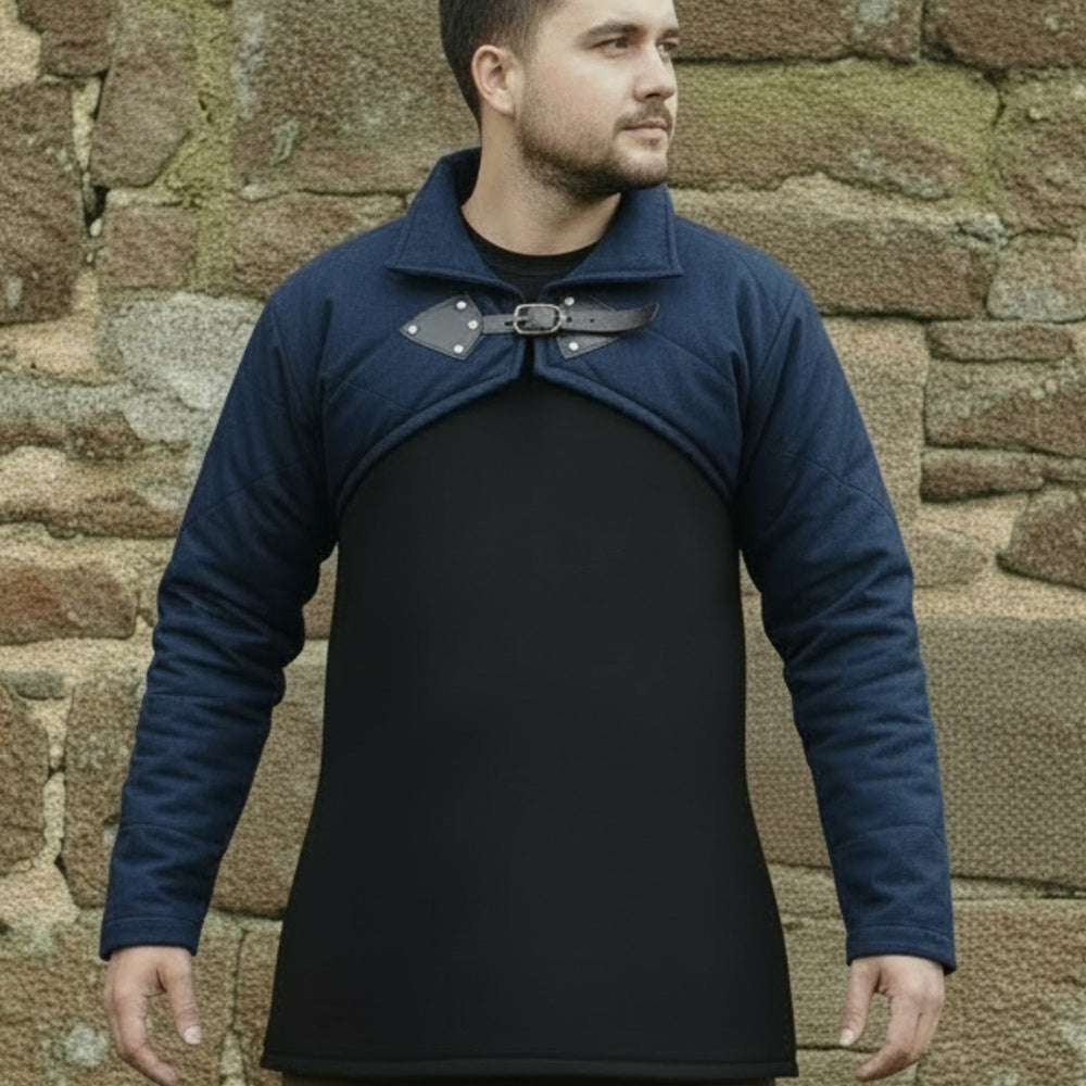 Medieval Viking LARP Costume – Cotton Gambeson Jacket with Sleeves