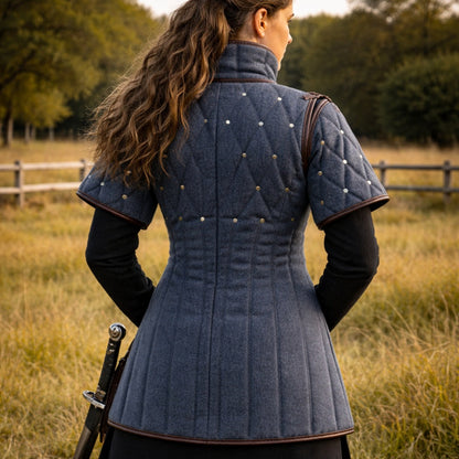 Medieval Quilted Gambeson Armor – Viking LARP Padded Jacket Costume